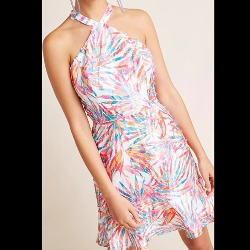 Anthropologie Hutch Maui Halter Dress